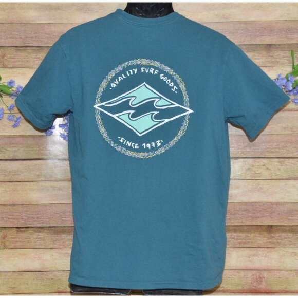 Billabong Men's Cotton T-Shirt Size S Crewneck Hawaiian Summer Surfing Casual - Picture 5 of 8